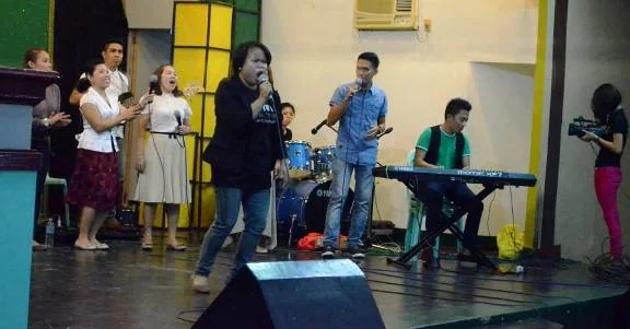 Musicians performing during CBCFI concert coverage